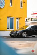 Lexus LS500h AWD on Vossen Wheels (S17-01) 2018 года (JP)